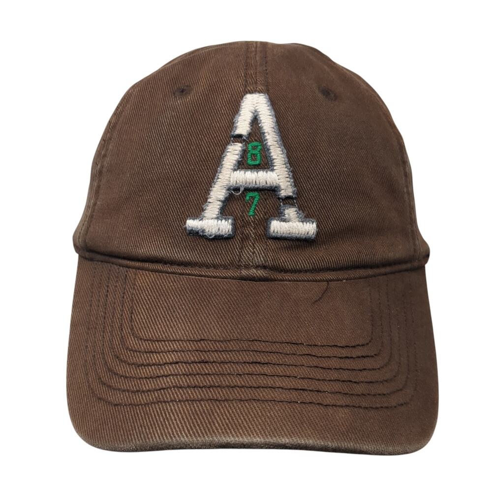 A87 Fitted Baseball Cap Brown Medium Lightweight Embroidered Aeropostale